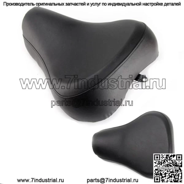 Переднее гладкое широкое туристическое сиденье Solo для Harley Sportster XL 883 1200 72 48 83-03