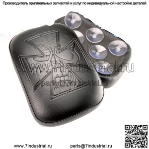 Пассажирское сиденье Pillion 8 на присоске для Harley Softail Dyna Sportster XL Custom