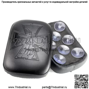 Подушка заднего пассажирского сиденья 8 присосок для Harley Bobber Chopper Softail
