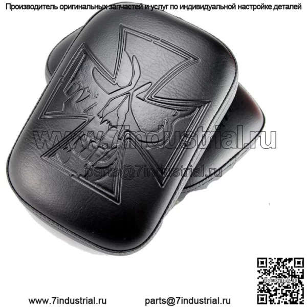 Заднее сиденье с черепом и 8 присосками для Harley Chopper Sportster Softail