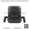 01004834 Черные подлокотники сиденья газонокосилки для Cub Cadet 757-04070 Dixie Chopper - Image 3