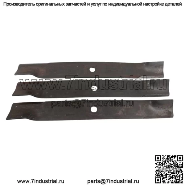 Кол-во 3 25-дюймовый отвал John Deere TCU15882 с высоким подъемом для 72-дюймовых косилок заменяет M143749