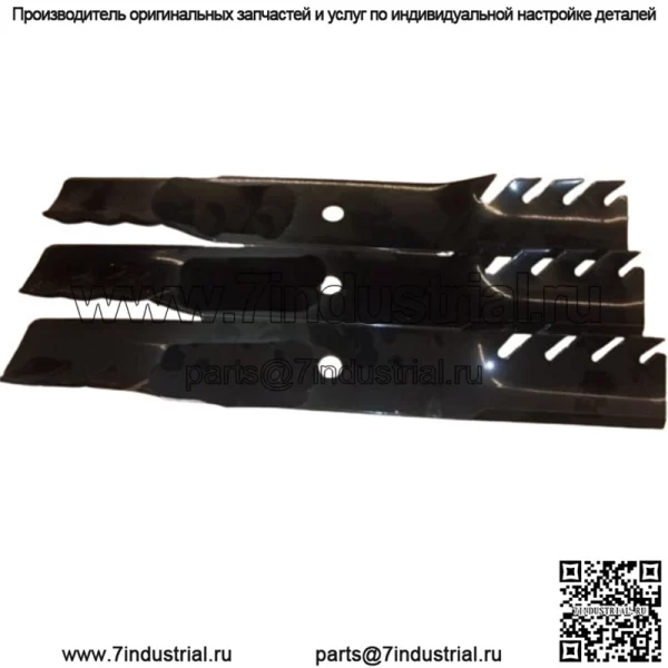 НАБОР ИЗ 3 ЗУБЧАТЫХ ЛЕЗВИЙ STENS 302-618 SILVER STREAK ПОДХОДИТ ДЛЯ ENCORE WORLDLAWN 823004