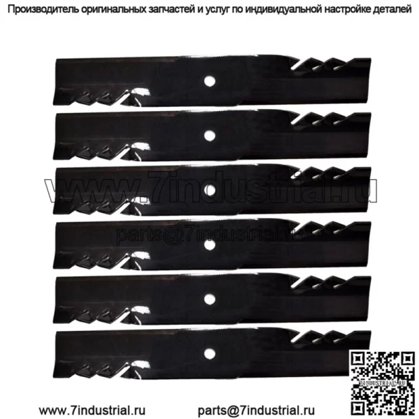 6PK мульчирующие лезвия подходят для Ariens Gravely 02961700 2961700 70763400 ZoomXL