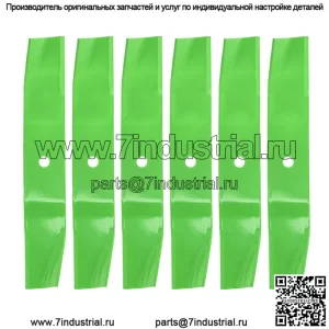 Набор ножей для газонной деки для Ariens Zoom 1844 1944 2044 01593800, упаковка из 6 шт.