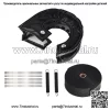 Титановое углеродное волокно Turbo Blanket T6 Крышка теплозащитного экрана турбокомпрессора