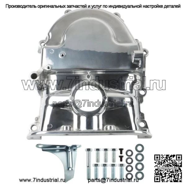 Крышка ГРМ большого блока из полированного алюминия для Ford FE Mercury 360 390 427 428