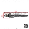 Свеча накаливания для экскаватора Kubota KH170 KH28 KH60 KH90 L2050DT L2050F - Image 2