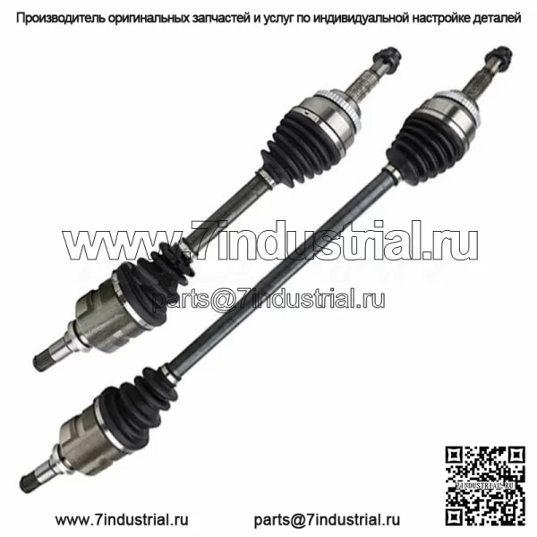 Пара передних полуосей ШРУС на 2003, 2004, 2005, 2006-2008 годы Toyota Corolla Auto Trans. (Для: Тойота) - Image 2