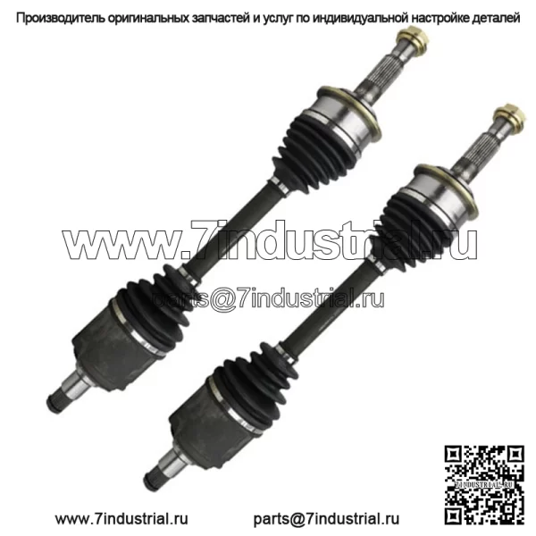 Пара передних валов CV для 4WD 2000-2003 2004 2005 2006 Toyota Tundra Sequoia (Для: Toyota)