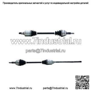 Для Toyota Sienna AWD 2004-2009 пара передних валов CV (для: Toyota)