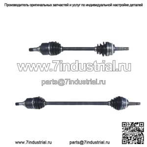 Для Toyota Echo Scion xA xB FWD пара передних валов CV (для: Toyota)