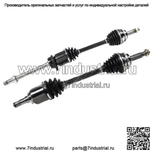 Передняя пара полуоси CV для Toyota Matrix XRS Wagon Manual Trans FWD 03-06 (Для: Toyota)