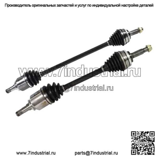 Комплект переднего левого и правого вала CV, подходящий для Toyota Prius 1.5L L4 FHEV 2004-09 (Для: Toyota)