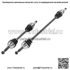 Передний левый и правый вал оси CV в сборе для Toyota Prius C 2012-2019 1,5 л (для: Toyota)
