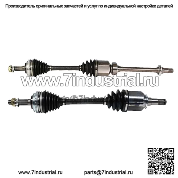 Комплект переднего левого и правого вала CV, подходящий для Toyota RAV4 с автоматической коробкой передач 1996-2000 гг. (Для: Toyota) - Image 2