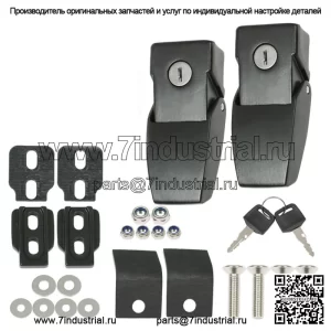 Комплект защелок замка капота для Jeep Wrangler JK JKU JL JLU JT 2007-2023 гг.