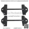 2 пары кронштейнов для ремня аккумулятора для Dodge Ram 1500 2500 3500 55275220