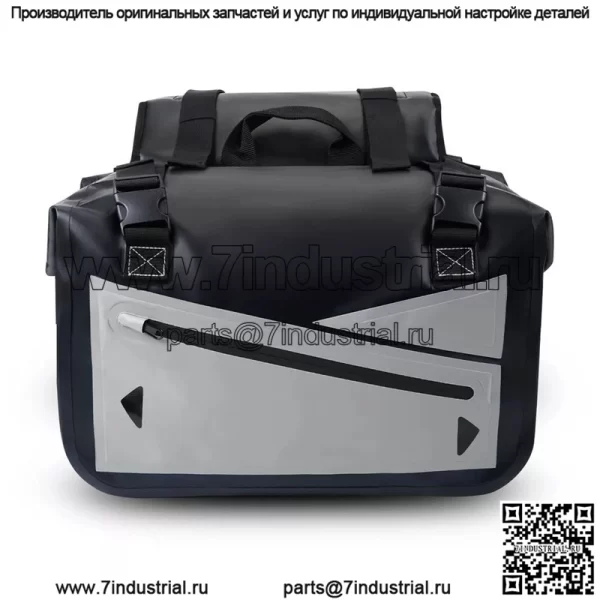 Водонепроницаемые мотоциклетные сумки из ПВХ-кожи, седельные сумки, задние боковые сумки - Image 2