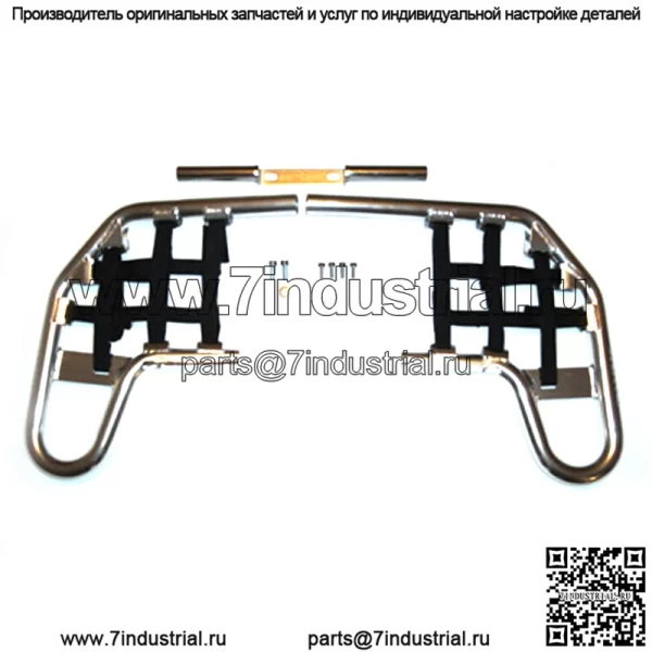 Защитные пороги - Yamaha 660 2001-2005 Raptor660 *SILVER* (для: Yamaha 660R)