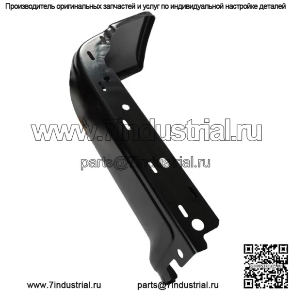 Задний левый бампер для Ford F-150 2009-2014 с отверстиями для датчиков, грунтованный, черный - Image 2