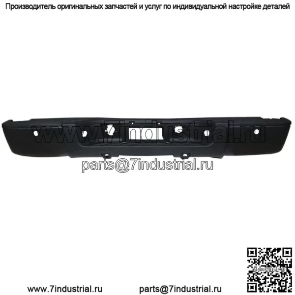 Черный задний бампер в сборе для Chevy Silverado 1500 2007-2013 с отверстиями для датчиков