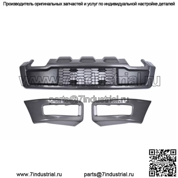 Для Ford F-150 2018 2019 2020 серый Raptor стиль стальной передний бампер сборочный комплект