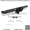 Хромированная задняя ступенька бампера в сборе для Ford F-150 2015-2020 с Max Tow FO1103187 - Image 2