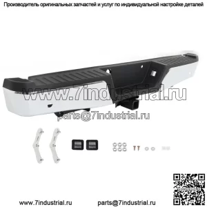 Задний бампер в сборе для Ford F150 2015-19 с усиленным буксировочным устройством и отверстием для датчика