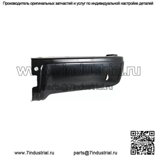 Стальной задний бампер для Ford F-150 2009-2014 гг., правый, с грунтовкой Park, черный