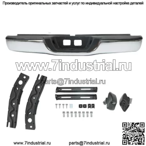 Задний бампер из хромированной стали, полная сборка для Toyota Tundra 2000-05 2006