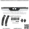 Задний бампер из хромированной стали, полная сборка для Toyota Tundra 2000-05 2006 - Image 2