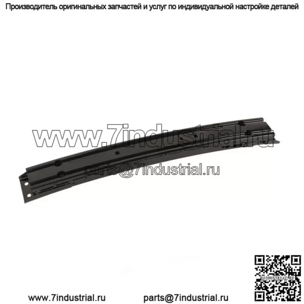 Для Ford Mtang 2015-2021 гг. Усилитель переднего бампера стальной грунтованный FO1006267 черный