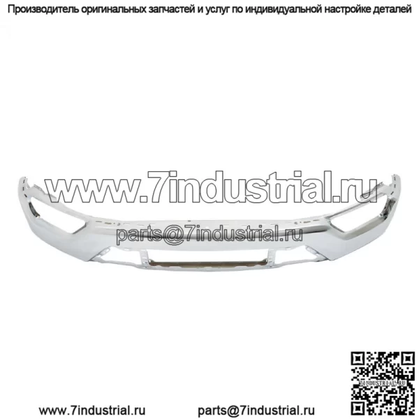 Стальной передний бампер хромированный без отверстий для датчиков для Ford F150 2021-23 ML34-17757-F - Image 3