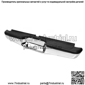 Стальной задний бампер для подножки, хром для Tacoma 1995-2004, прямая замена TO1102215