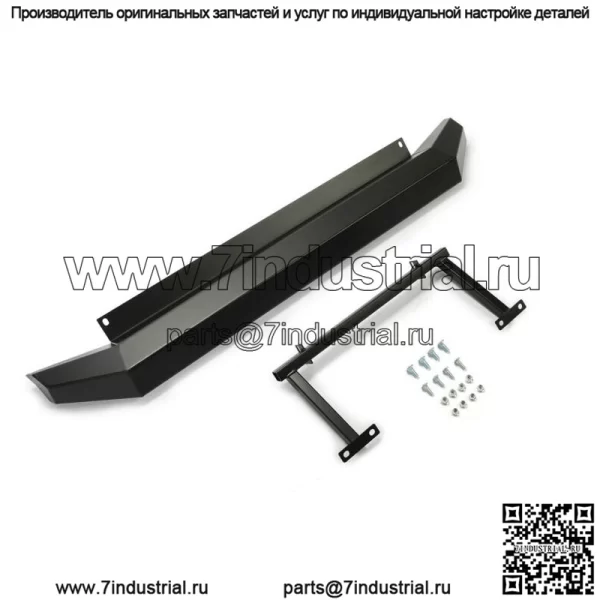 Задний бампер из прочной стали с порошковым покрытием для Polaris General XP 1000 2016-2023 гг. (для: Polaris)