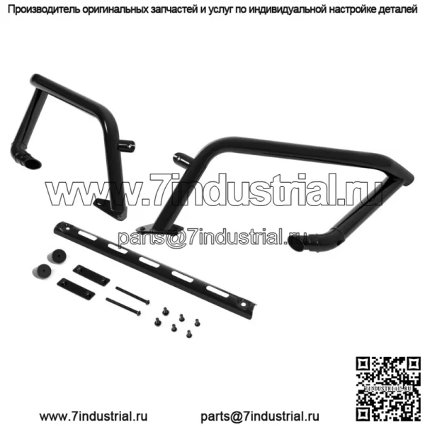Для Polaris Ranger Crew 1000/XP 1000 2018-2024 Передний защитный бампер из стали (для: Polaris) - Image 4