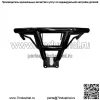Polaris RZR PRO XP трубчатый стальной передний бампер Pro Race BLACK Powdercoat (для: Polaris)