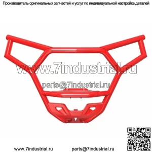 2019-2024 Polaris RZR TRAIL XP1000 Передний бампер с высоким покрытием, красный 2884732-293
