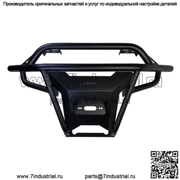 Защита переднего бампера, черная, Polaris Ranger XP / Crew 900 1000 (для: Polaris)