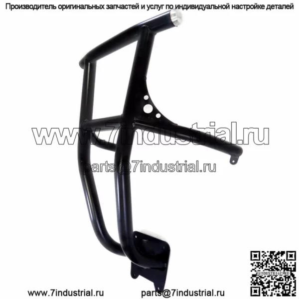 Специальный трубчатый стальной задний бампер Polaris RZR XP1000 Turbo Stealth Black (для: Polaris) - Image 2
