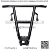 Задний бампер Impact черный для POLARIS RZR XP 1000 2014-2016 (для: Polaris)