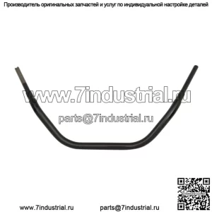 Глянцевый черный пляжный руль 1 1/2 дюйма 0601-4294