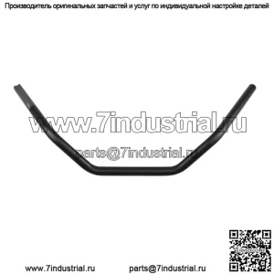 Плоский черный плоский изгиб гусеницы 1 дюйм. Руль 0601-4174
