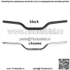 1" 25 мм Tracker Drag руль хром для Harley Sportster Custom Bobber Chopper - Image 4