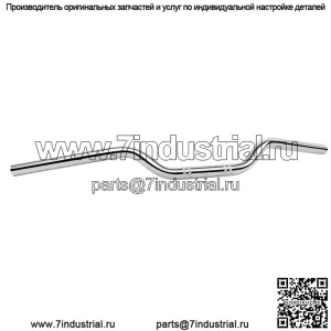 7/8" руль Tracker Drag руль хром для Yamaha XT 450 500 600 750 660