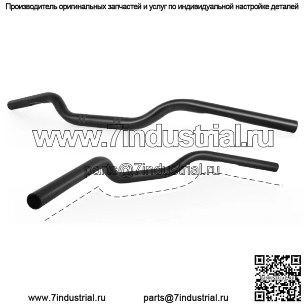 7/8" руль Tracker Drag руль хромированный для KAWASAKI VULCAN S 650 Custom - Image 4