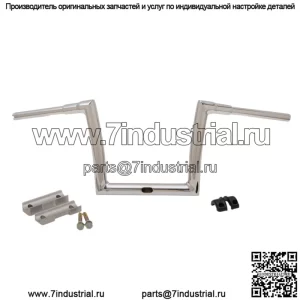 Руль Touring Strip 1-1/2", подъем 10", хром 0601-5197