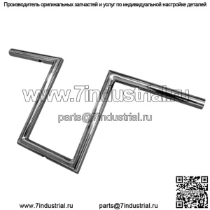 Узкие рули Old School 1" 10" хром LA-7380-10