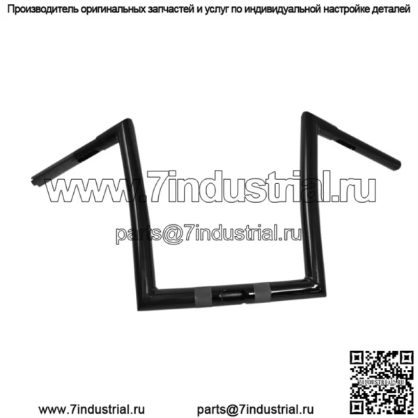 1 1/4" Руль 12" Черный 0601-3986